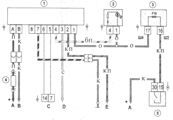 Схема подключения электроусилителя руля калина