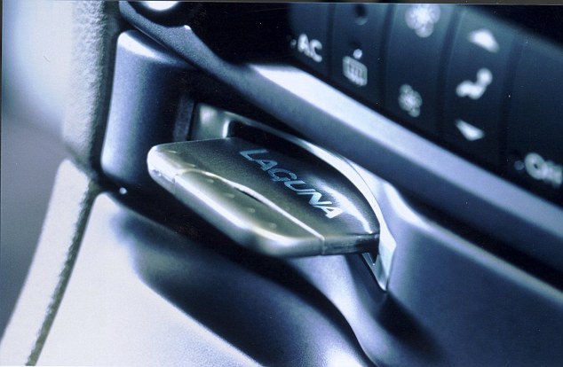 Simple no more: Cars such as the Renault Laguna II now come with electronic smart cards to replace keys