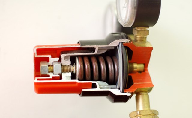Gas mixing valve
