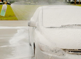 In just seconds, BLACKFIRE Foam Soap has coated your entire vehicle in tons of suds!