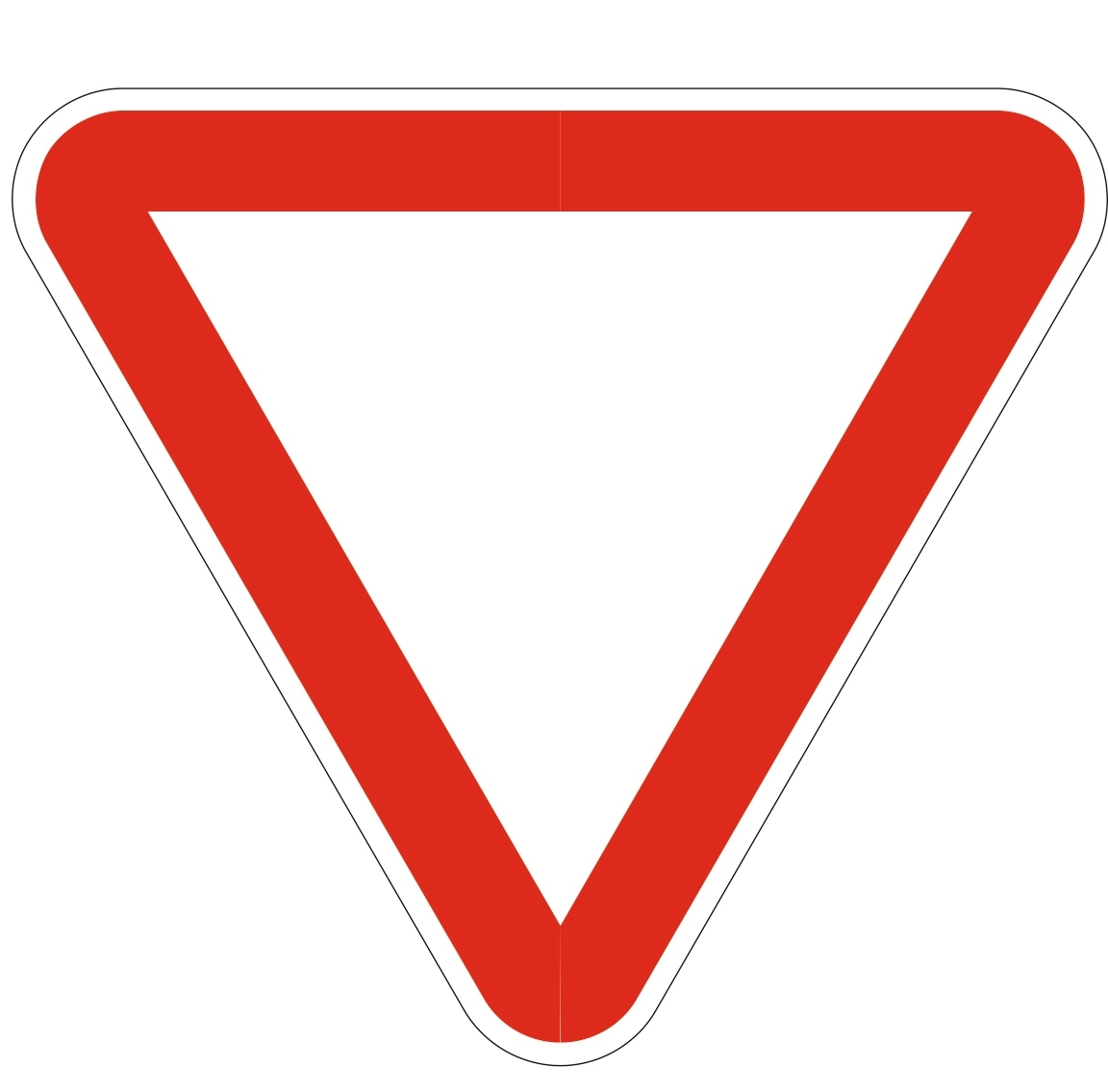 Знак Главная дорога треугольник