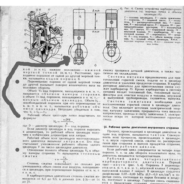 Расчет степени сжатия ваз