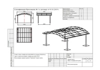 Навес для машины чертежи