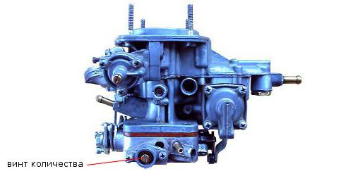 винт количества топливной смеси карбюратора 2105, 2107 Озон