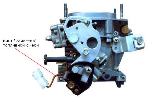 винт качества топливной смеси карбюратора 2108 Солекс