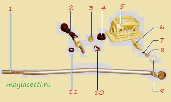 Шток коробки передач лачетти